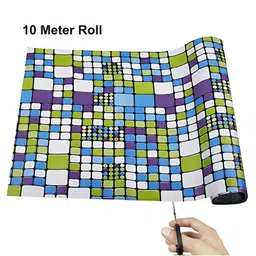 Dakshya Industries Purple Printed Water Resistant Shelf Liner Organisers-51
