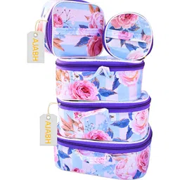 Ajabh Purple Set of 5 Regular Makeup Organiser Organisers-43