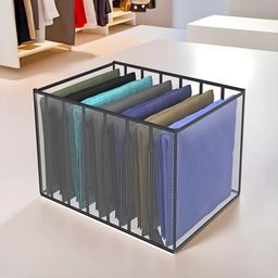Kuber Industries Black Wardrobe Drawer Organisers-22