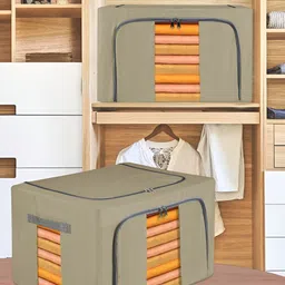 Kuber Industries Brown 5 Pieces Regular Drawer Organisers-48