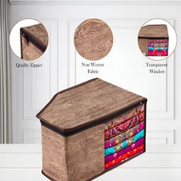 Kuber Industries Brown & Beige 12 Pieces Regular Drawer Organisers-14
