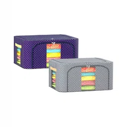 Kuber Industries Blue 2 pieces Regular Drawer Organiser Organisers-42