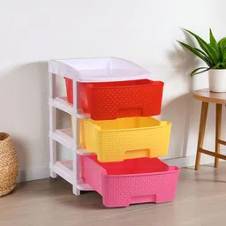 Kuber Industries Red Set of 1 Reusable Drawer Organiser Organisers-10