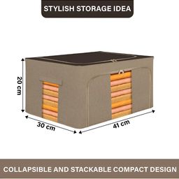 Kuber Industries Brown 5 Pieces Drawer Organisers image 2