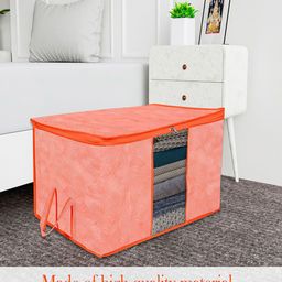 Kuber Industries Orange Set of 4 Printed Multi-Utility Organisers image 2