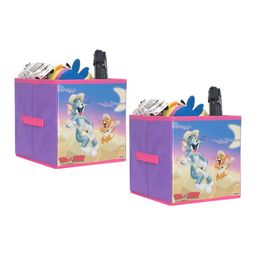 PrettyKrafts Purple Set of 2 Tom & Jerry Printed Foldable Kids Toys Organizer Storage Box-9
