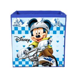 Kuber Industries Set Of 2 Blue & White Mickey Mouse Printed Storage Boxes image 2