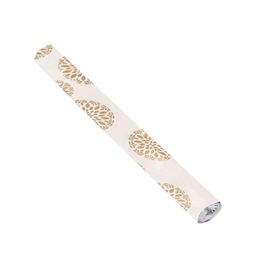 Kuber Industries Cream Flower Printed Shelf Mat image 5