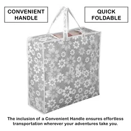 Kuber Industries Grey & White 3 Pieces Regular Multi-Utility Storage Bag Organisers image 5