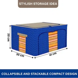 Kuber Industries Blue Set of 5 Regular Drawer Organisers image 2
