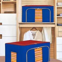 Kuber Industries Red & Blue Regular Drawer Organiser image 4