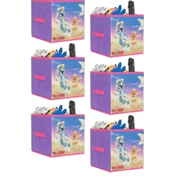 prettykrafts Purple Set of 6 Tom & Jerry Printed Foldable Toys Organizer Storage Box-19