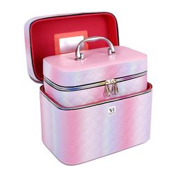 NFI essentials Pink Set of 2 Regular Makeup Organiser Organisers image 2