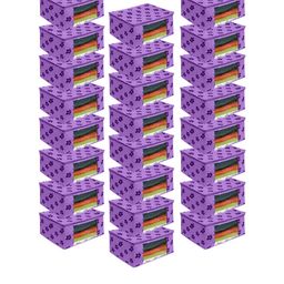 prettykrafts Set Of 24 Purple & Transparent Printed Saree Organisers-image-20