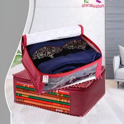 atorakushon Maroon Set of 4 Reusable Multi-Utility Organisers image 2