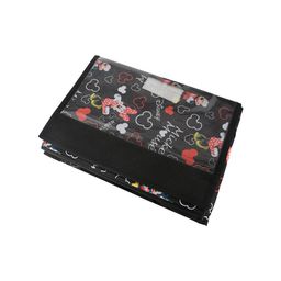 Kuber Industries Black & Red 3 Pcs Minnie Printed Storage Organizer With Lid image 2