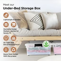 UMAI Transparent Set of 1 Regular Multi-Utility Organisers image 3