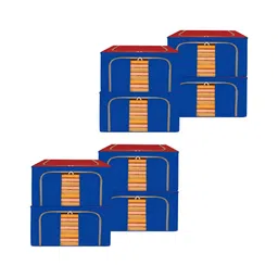 Kuber Industries Blue & Grey 8 Pieces Regular Drawer Organiser image 4