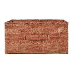 Kuber Industries Set Of 2 Brown Printed Foldable Storage Boxes image 5