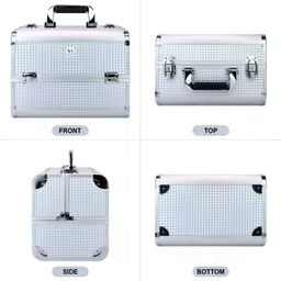 NFI essentials White Regular Makeup Organiser Organisers image 4