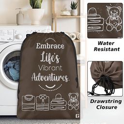 Kuber Industries Brown & White 9 Pieces Printed Multi-Utility Organisers image 2