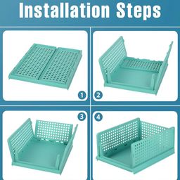 Kuber Industries Green Set of 8 Regular Desk Organiser image 2
