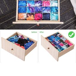 Kuber Industries Assorted 24 Pieces Adjustable Drawer Organizer image 5