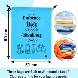 Kuber Industries Blue Set of 4 Regular Multi-Utility Organisers image 4