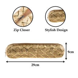 Kuber Industries Cream Colored 2 Pieces Self Design Single Rod Bangle Box image 3