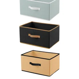 Kuber Industries Set Of 6 Solid Rectangular Foldable Storage Organizers image 5
