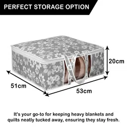 Kuber Industries Grey & White 3 Pieces Regular Multi-Utility Storage Bag Organisers image 4