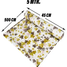 Kuber Industries Green Printed Regular Shelf Liner image 2