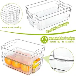 URBANFIX Transparent Set of 2 Reusable Multi-Utility Organisers image 3