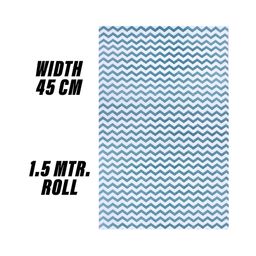 Kuber Industries Green 2 Pieces Zig Zag Design BPA Free Shelf Liners image 4