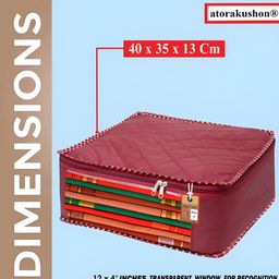 atorakushon Maroon Set of 4 Reusable Multi-Utility Organisers image 5