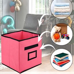 Kuber Industries Pink 2 Pieces Regular Multi-Utility organiser image 5