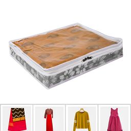 Kuber Industries Grey & White 5 Pieces Printed Multi-Utility Organisers image 5