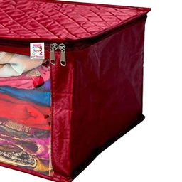 atorakushon Set Of 2 Maroon Solid Multi-Utility Organiser image 2