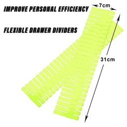 Kuber Industries Assorted 16 Pieces Adjustable Drawer Organizers image 4