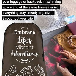 Kuber Industries Brown & White 9 Pieces Printed Multi-Utility Organisers image 5
