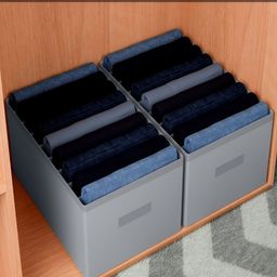 Kuber Industries Grey 2 Pieces Reusable Multi-Utility Organisers image 4