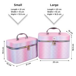NFI essentials Pink Set of 2 Regular Makeup Organiser Organisers image 5