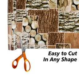 Kuber Industries Brown Printed Regular Multi-Utility Shelf Liner image 2
