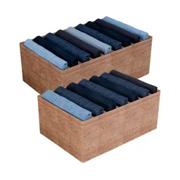 Kuber Industries Brown 2 Pieces Reusable Multi-Utility Organisers image 3
