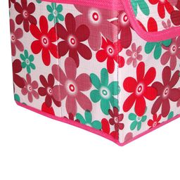 atorakushon Set Of 3 Pink Printed Organizer image 4