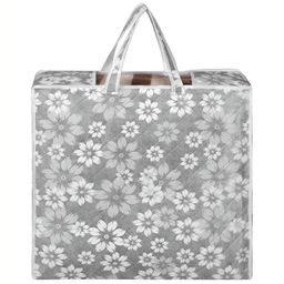 Kuber Industries Grey 4 Pieces Blanket Cover With Visible Window & Handle Organisers image 3