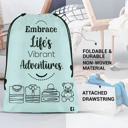 Kuber Industries Blue & Grey 4 Pieces Printed Multi-Utility Organisers image 2