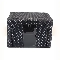 Kuber Industries Black & Grey 2 Pieces Printed Multi-Utility Organisers image 3
