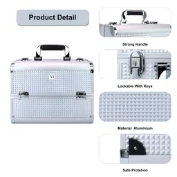 NFI essentials White Regular Makeup Organiser Organisers image 3