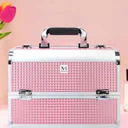 NFI essentials Pink Set of 1 Regular Makeup Organiser Organisers image 4